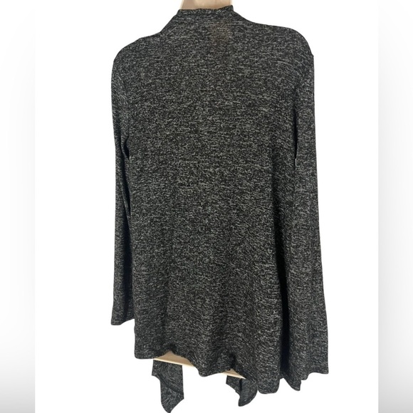 Philosophy Draping Charcoal Grey Open Cardigan for Women, Size L - Picture 3 of 9